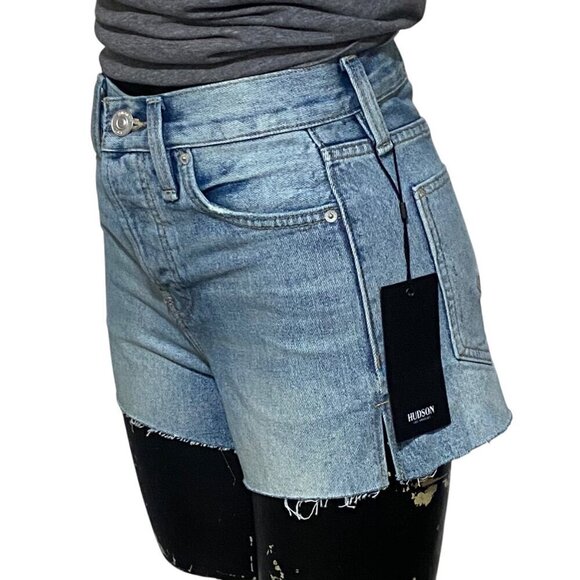 NEW Hudson LORI High Rise Denim Short Size 24 - Picture 3 of 8